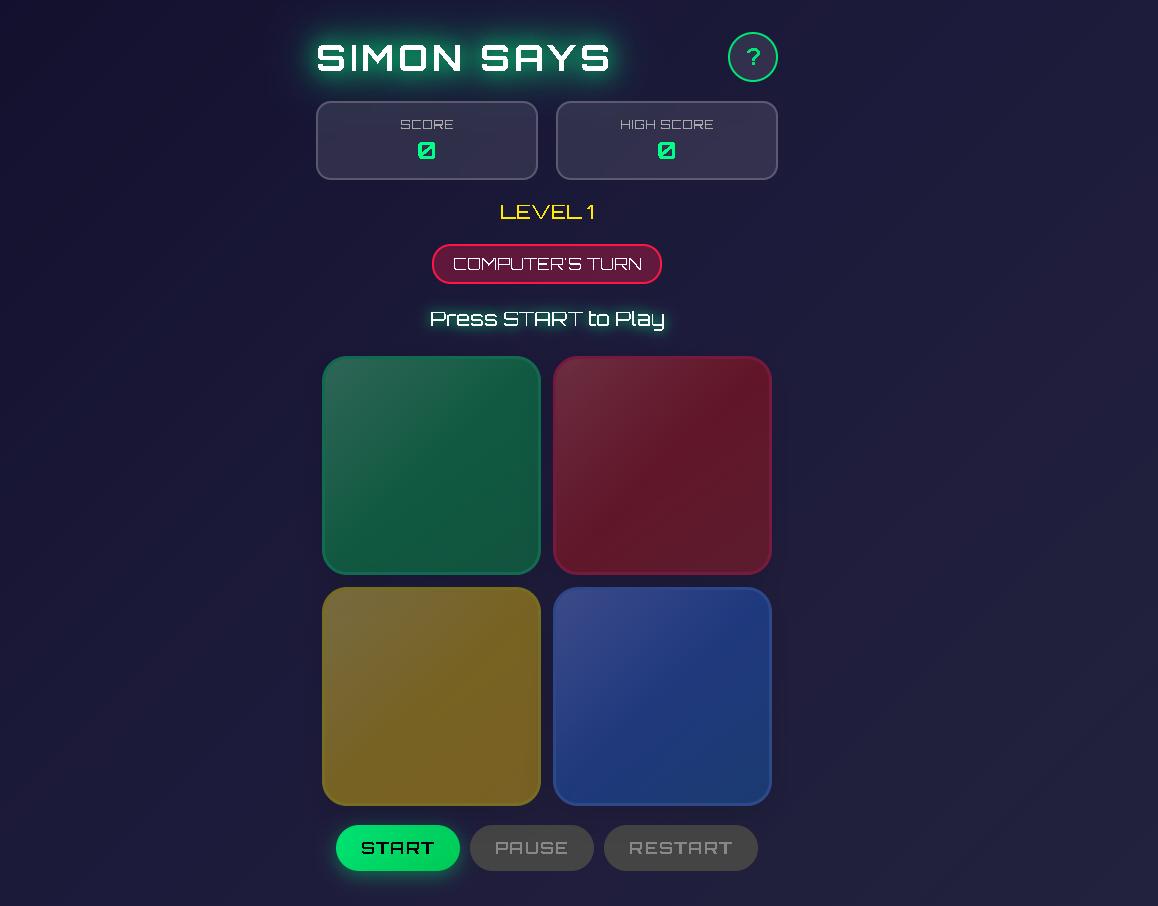 Simon Says Game